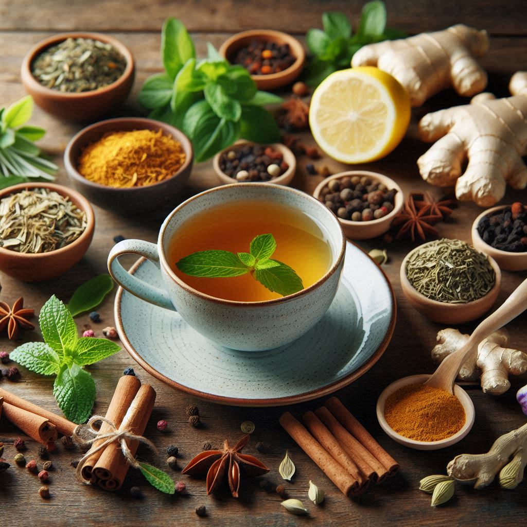 Cough and Cold Relief Herbal Tea (Throat Care)