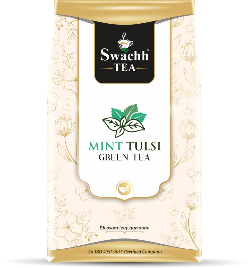 Mint Tulsi Green Tea by Swachh Tea, Green tea, tulsi, mint