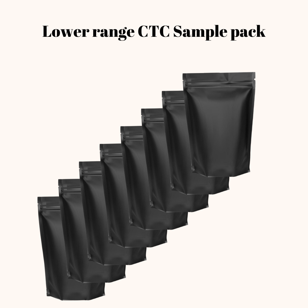 CTC tea wholesale-Lower range sample pack.