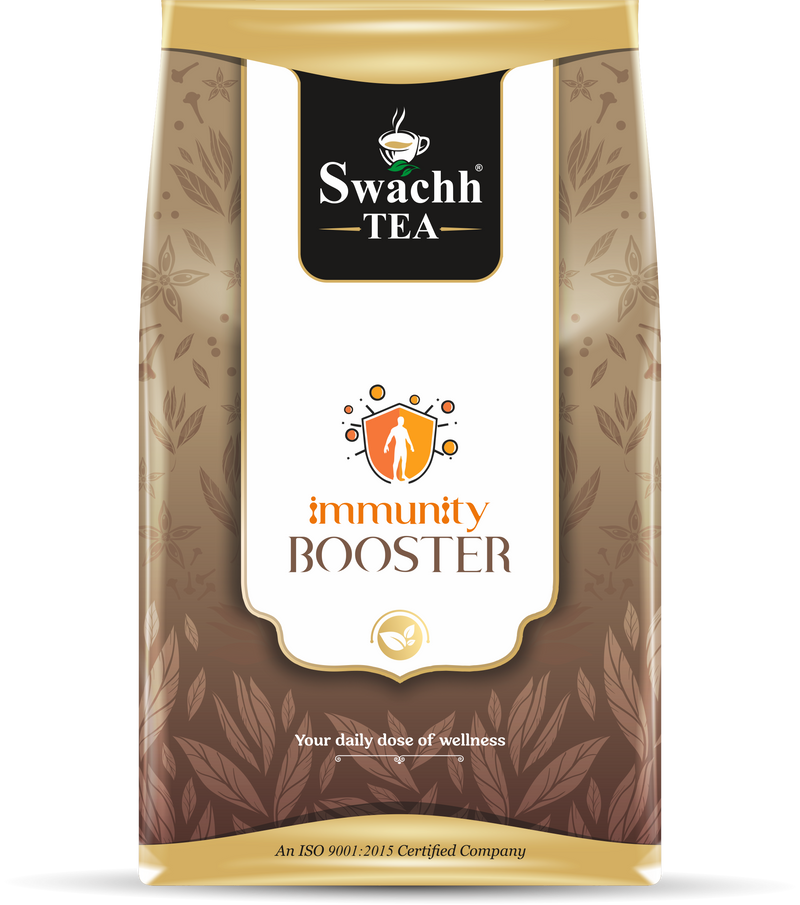 Season Change Kadha by Swachh Tea, Ashwagandha, turmeric, ginger flakes, tulsi, lemon peel, peppermint, cinnamon, lemongrass, dried hibiscus, amla, licorice