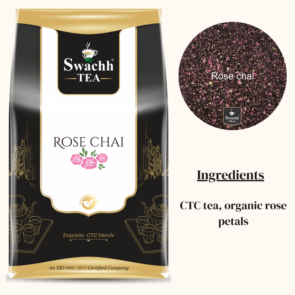 Indulge in Tranquility: Swachh Tea's Organic Rose Chai for Relaxation ...